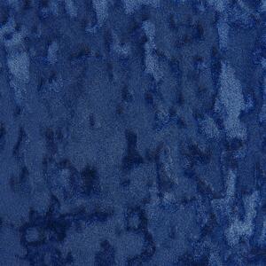 Nowoczesny puf ze schowkiem welurowy 45 x 45 x 35 cm ciemnoniebieski Brewton Beliani
