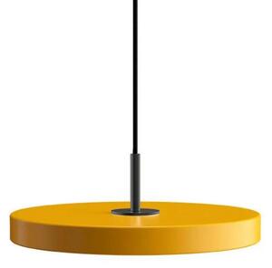 UMAGE - Asteria Lampa Wisząca Mini Saffron Yellow/Black Top