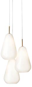 Nuura - Anoli 3 Żyrandol Nordic Gold/Opal