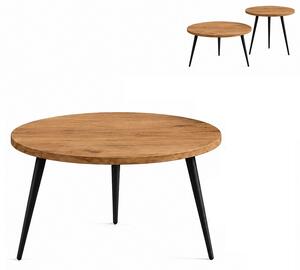 Stolik 70 cm okrągły nierozkładany, nogi Metalowe „ Szpilki ” I ArtDHome