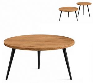 Stolik 80 cm okrągły nierozkładany, nogi Metalowe „ Szpilki ” I ArtDHome