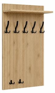 Wieszak ścienny 60 cm na ubrania, nowoczesne Lamele, do przedpokoju I ArtDHome