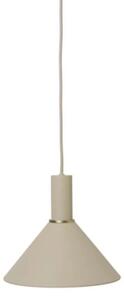 Ferm LIVING - Collect Lampa Wisząca Cone Low Cashmere