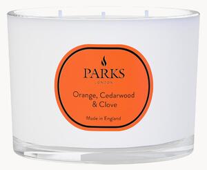 Świeca zapachowa z trzema knotami Vintage Aromatherapy (pomarańcza, drzewo cedrowe & goździki)