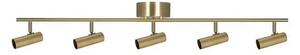 Globen Lighting - Hubble 5 Lampa Sufitowa Long Brushed Brass
