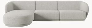 Narożna sofa modułowa z szenilu Lionel