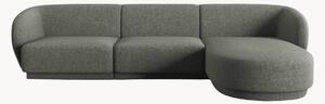 Narożna sofa modułowa z szenilu Lionel