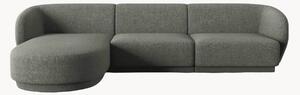 Narożna sofa modułowa z szenilu Lionel