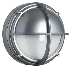 Louis Poulsen - Skot Zewnętrzna Lampa Ścienna LED Przezroczysta Pół Klosza Aluminium Louis Pou
