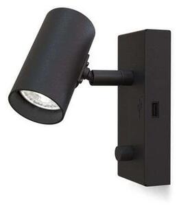 Belid - Tyson USB Lampa Ścienna Right Black