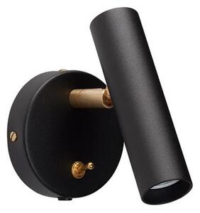 Belid - Slender Lampa Ścienna Black/Brass
