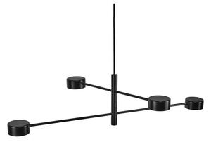 Nordlux - Clyde 4 LED Lampa Wisząca Black