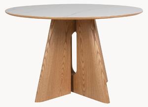 Stół do jadalni z ceramicznym blatem Auren, Ø 120 cm