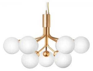 Nuura Aps - Apiales 9 Żyrandol Brushed Brass/Opal White Nuura