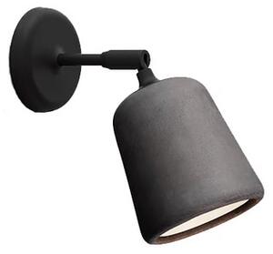 New Works - Material Lampa Ścienna Dark Grey Concrete