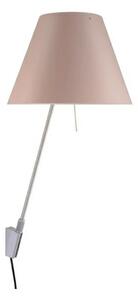 Luceplan - Costanzina Lampa Ścienna Alu/Soft Skin