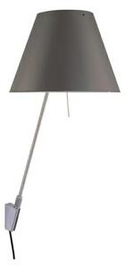 Luceplan - Costanzina Lampa Ścienna Alu/Concrete Grey
