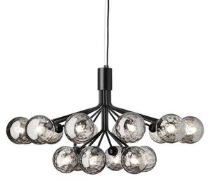 Nuura Aps - Apiales 18 Chandelier Satin Black/Optic Smoked Nuura
