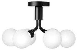 Nuura Aps - Apiales 6 Lampa Sufitowa Satin Black/Opal Nuura