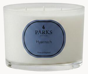 Ręcznie wykonana świeca zapachowa z trzema knotami Vintage Aromatherapy (hiacynt, zielone kwiaty & białe piżmo)