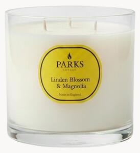 Ręcznie wykonana świeca zapachowa z trzema knotami Vintage Aromatherapy (kwiat lipy, magnolia & miękkie piżmo)