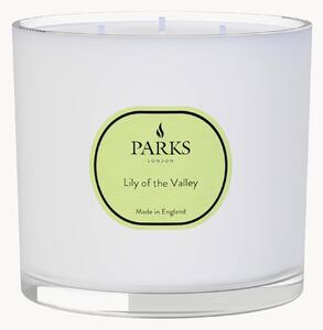 Ręcznie wykonana świeca zapachowa z trzema knotami Vintage Aromatherapy (konwalia, białe kwiaty & białe piżmo)