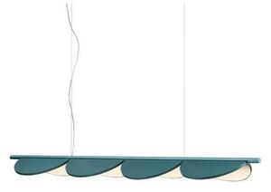 FLOS - Almendra S4 Lampa Wisząca Bay Blue Metallized