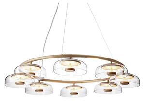 Nuura Aps - Blossi 8 Żyrandol Nordic Gold/Clear Nuura
