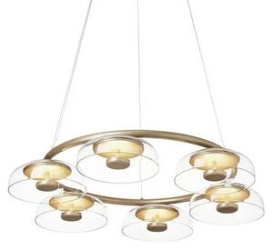 Nuura Aps - Blossi 6 Żyrandol Nordic Gold/Clear Nuura