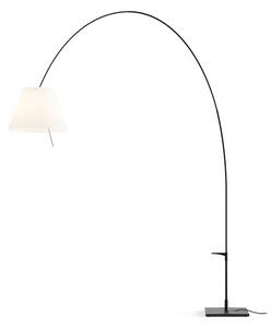 Luceplan - Lady Costanza Lampa Podłogowa ze Ściemniaczem Biało/Czarna