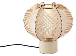Lampa stołowa Japandi beżowa 32 cm - Gertie