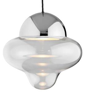 DESIGN BY US - Nutty XL Lampa Wisząca Clear/Chrome