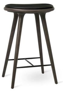 MATER - High Stołek barowy H69 Sirka Grey Stained Beech
