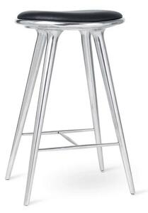 MATER - High Stołek barowy H74 Recycled Aluminum