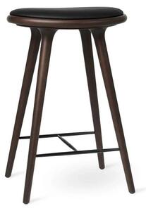 MATER - High Stołek barowy H69 Ciemny Stained Beech