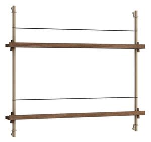 Moebe - Magazine Shelving 65 Półka Smoked Oak/Warm Grey