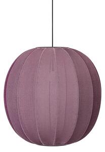 Made By Hand - Knit-Wit 60 Round Lampa Wisząca Burgundy