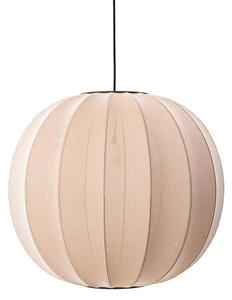 Made By Hand - Knit-Wit 60 Round Lampa Wisząca Piaskowy Stone