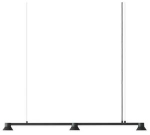 Normann Copenhagen - Hat Linear Lampa Wisząca Small Black