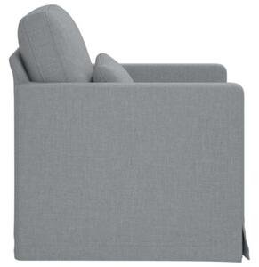 Nowoczesna sofa moduÅowa w kolorze jasnoszarym z ergonomicznym wsparciem