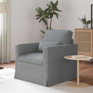 Nowoczesna sofa moduÅowa w kolorze jasnoszarym z ergonomicznym wsparciem