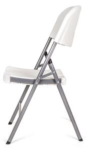ASTOREO Składane krzesło - biały - Rozmiar nośność 120kg