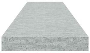 Półka ścienna, szarość betonu, 90 x 23,5 x 3,8 cm, mdf