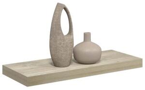 Półka ścienna, kolor dębowy, 60x23,5x3,8 cm, mdf