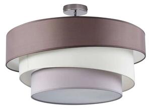 Lindby - Melia Lampa Sufitowa Grey-Brown/White/Grey/Chrome