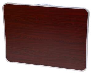 ASTOREO Składany stół kempingowy BALATON - brązowy - Rozmiar 80 x 60 x 66 cm, 3,8 kg