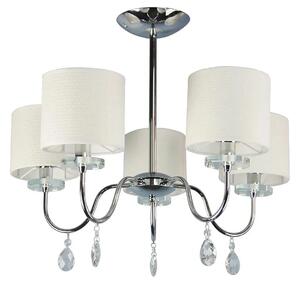Kremowa lampa wisząca z abażurami - 2Q D229 H8-D40