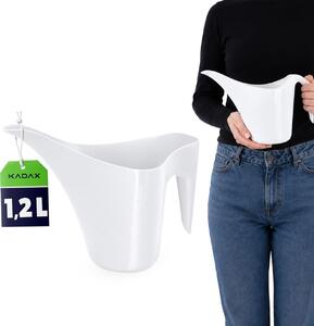 Konewka Klofta do podlewania roślin 1,2L, biała