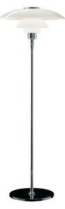 Louis Poulsen - PH 4½-3½ Szklana Lampa Podłogowa Chrome Plated