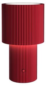 Lampa Stołowa Herstal, Iluma, ściemnialny, czerwony, salon, aluminium, nowoczesny